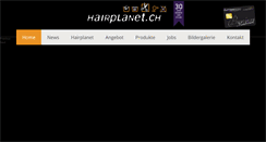 Desktop Screenshot of hairplanet.ch